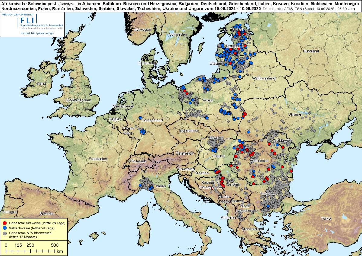 ASFaVIP project current outbreak landscap