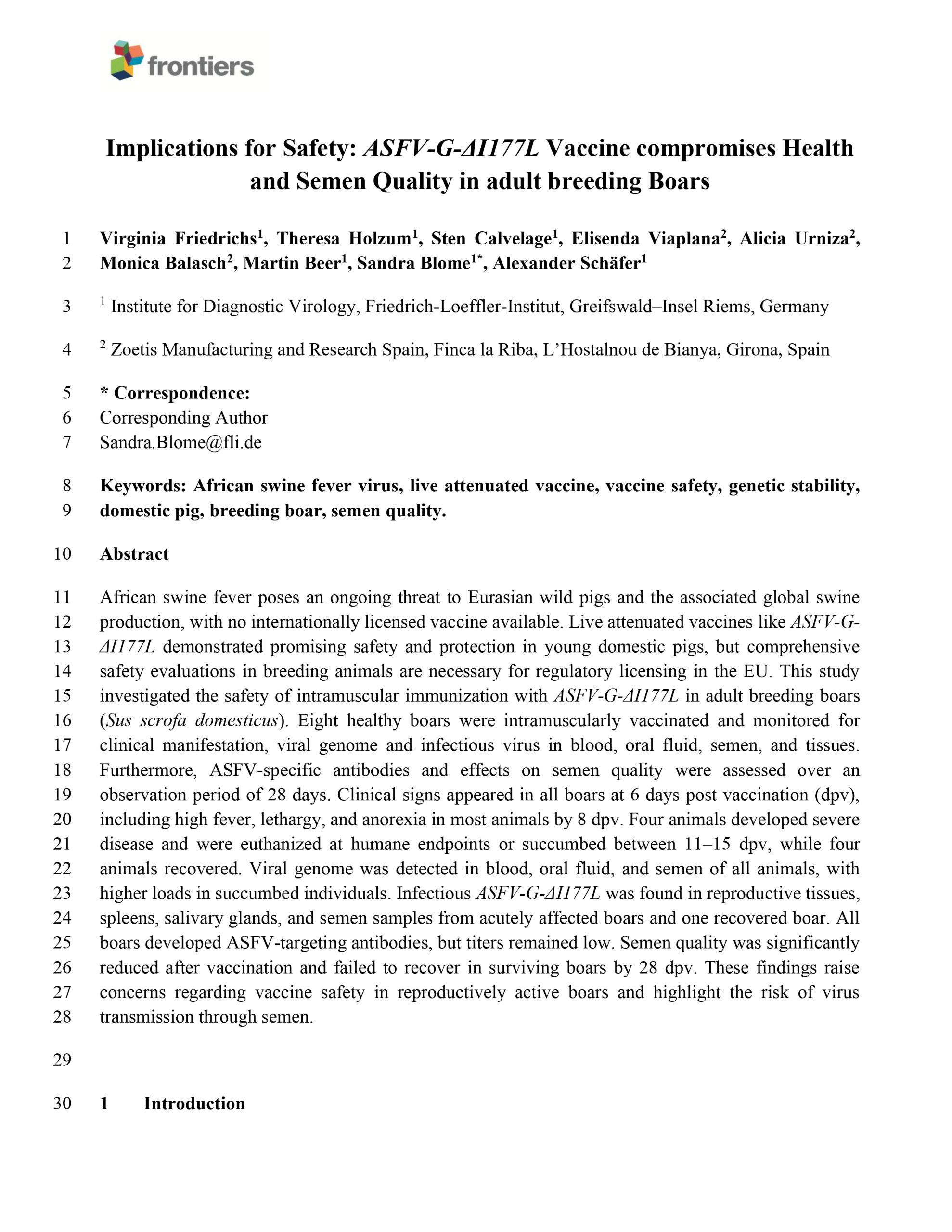 ASFaVIP scientific publications - Correlates of protection against African swine fever virus identified by a systems immunology approach_Page_01